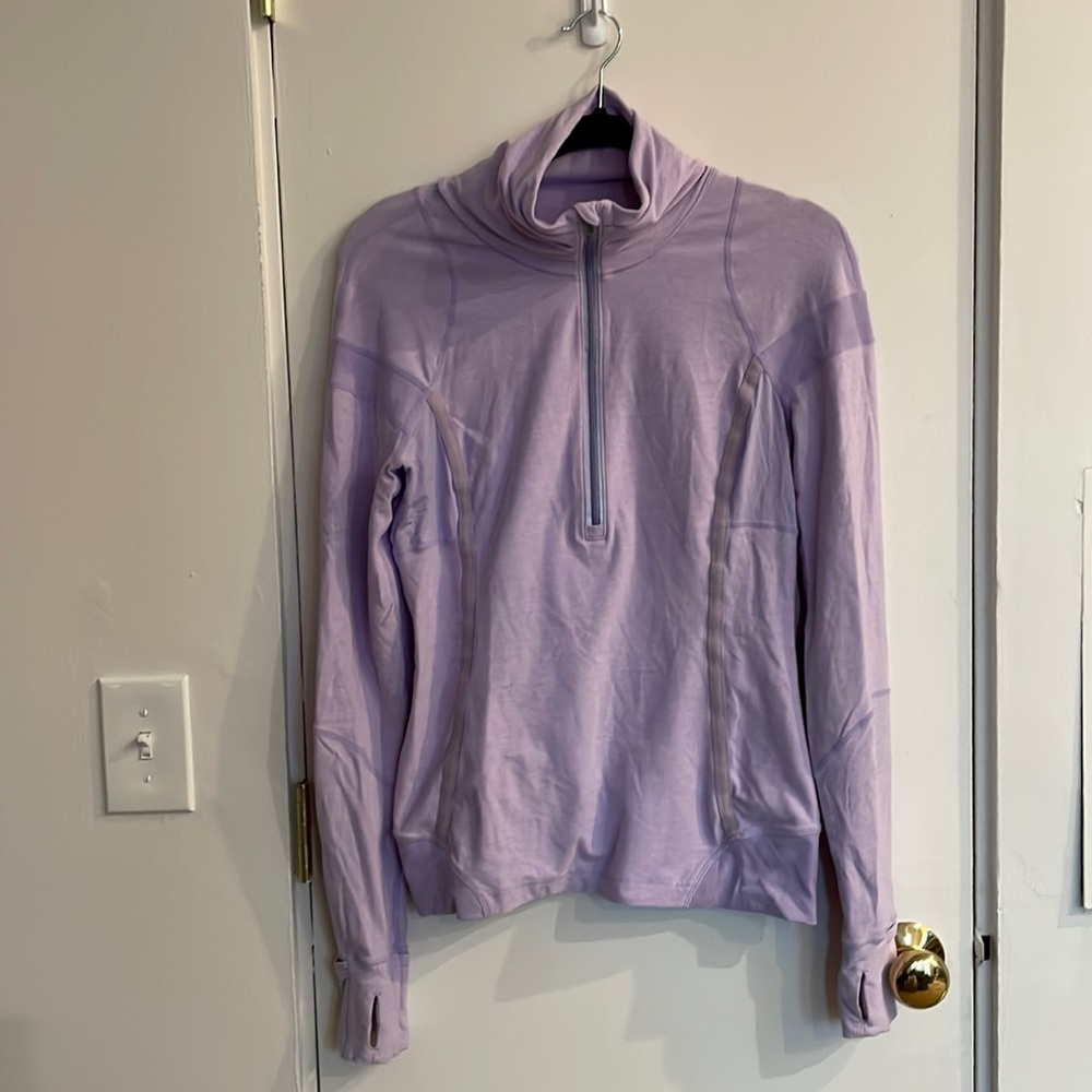 Lululemon half zip long sleeve size 10